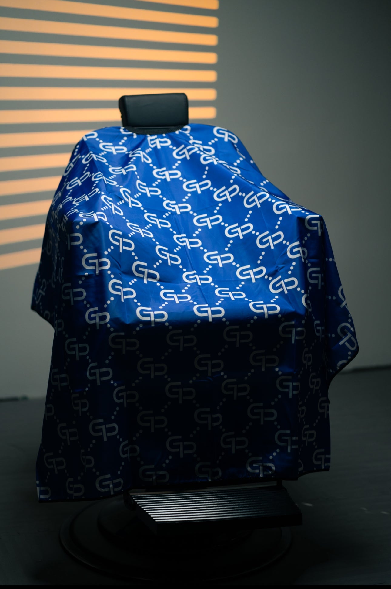 Blue Barber Cape