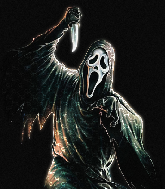 Ghost Face Barber Cape